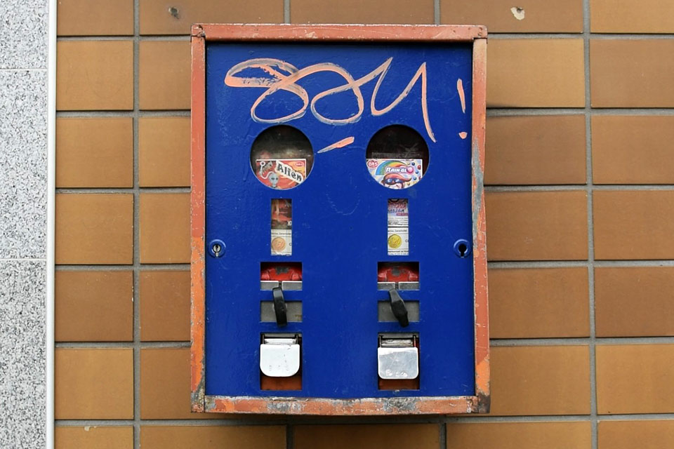 Kaugummiautomat "Hattinger Straße 54"