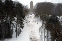 Rodelwiese Stadtpark Bismarckturm